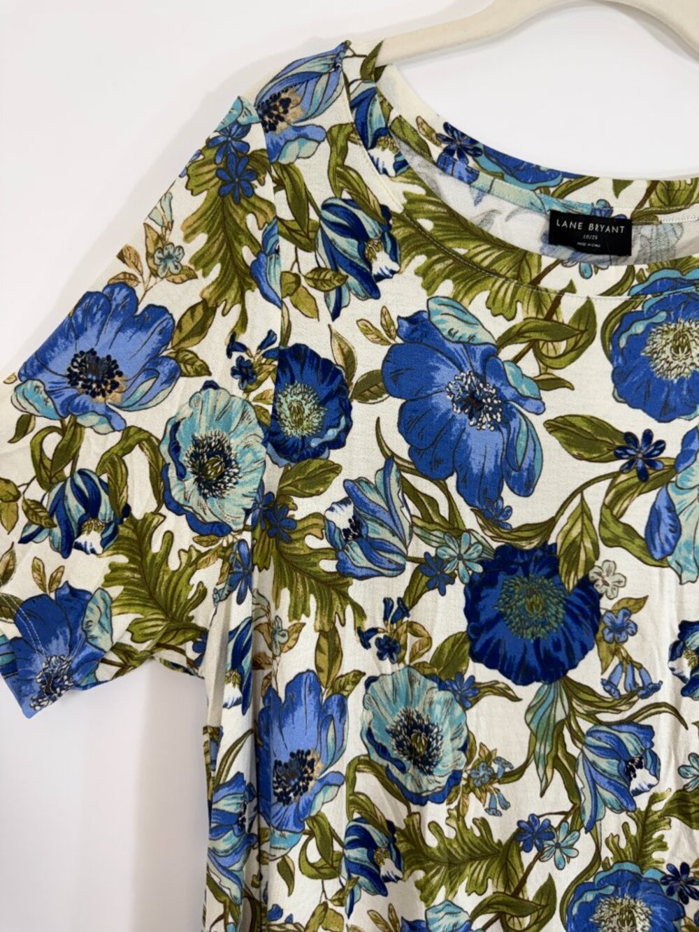 New Lane Bryant Blouse Womens 18 20 Plus Size Max Swing Perfect Sleeve Tunic Top - Picture 6 of 15